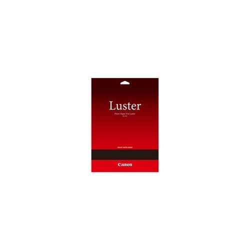 Canon Photo Paper Pro Luster LU-101 - Glanzfotopapier - 260 Mikron A3 (297 x 420 mm) - 260 g/m2 - 20 Blatt - für PIXMA PRO-1, PRO-10, PRO-100 (6211B007) afbeelding 1