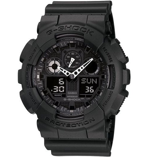Casio G-Shock - Armbanduhr - Männlich - Polymer - Schwarz - Polymer - Schwarz (GA-100-1A1ER) afbeelding 1