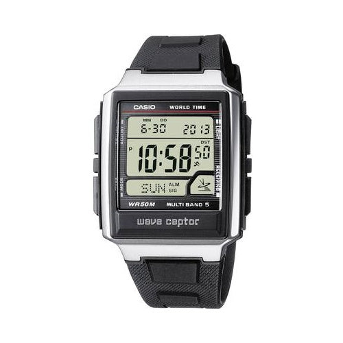 Casio Funk Armbanduhr WV-59E-1AVEF (L x B x H) 48.3 x 39 x 12.5 mm Silber Gehäusematerial=Edelstahl, Resin Material (Armband)=Resin (WV-59E-1AVEF) afbeelding 1