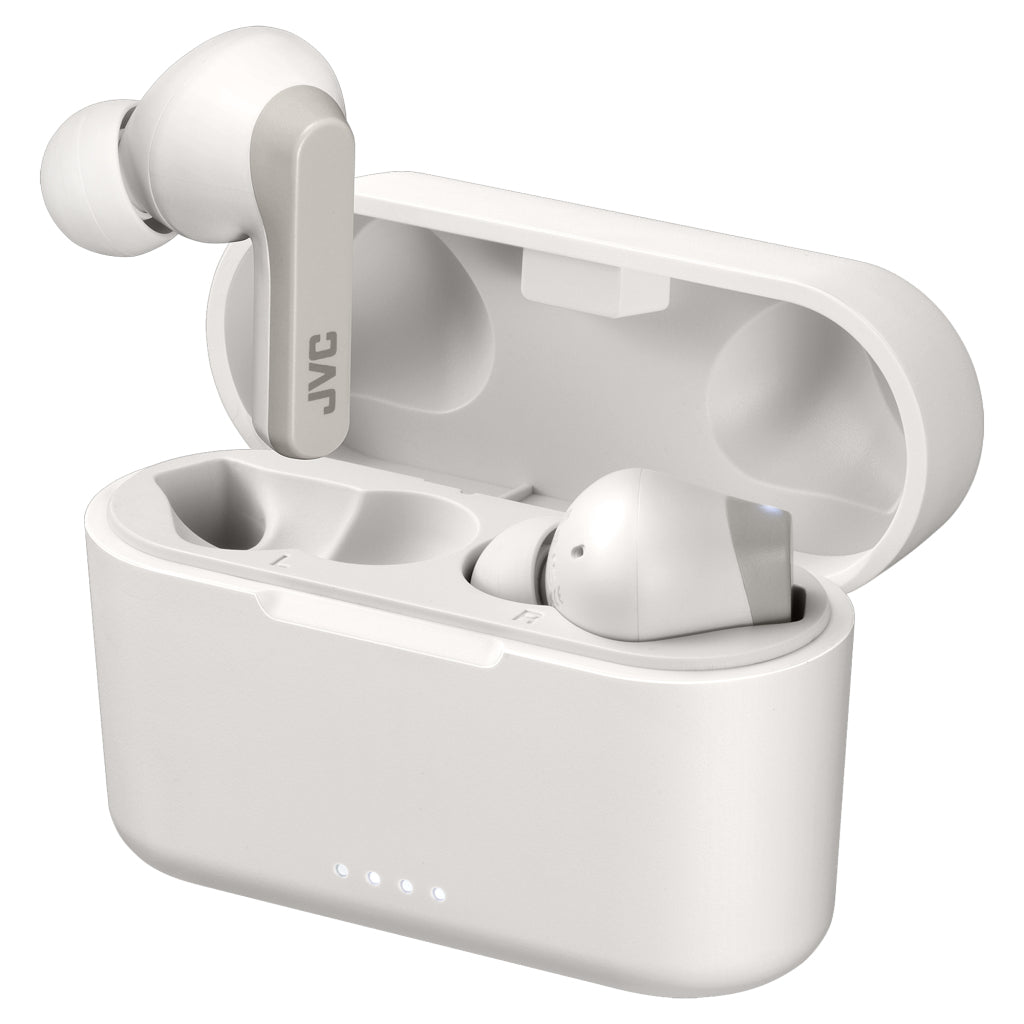 JVC HA-A9T-W In-Ear Earbuds White - Wireless - 30 Hours Playback