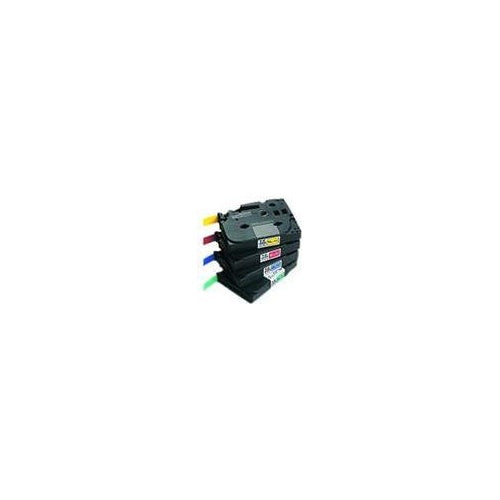 Brother - Schwarz, Gelb - Rolle (1,2 cm) 1 Kassette(n) laminiertes Band - für P-Touch PT-1010, 1080, 1090, 1230, 1290, 18, 2030, 2730, 3600, 7100, 9700, 9800, PT-GL-200 (TZ631) - 4977766052092 - image 1
