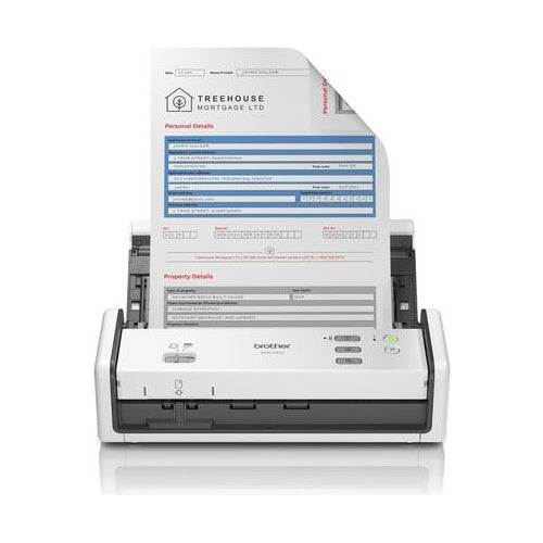 Brother ADS-1300 - Dokumentenscanner - Dual CIS - Duplex - A4 - 600 dpi x 600 dpi - automatischer Dokumenteneinzug (20 Blätter) - USB 2,0 (Host), USB-C 3,2 Gen 1 (ADS1300UN1) afbeelding 1
