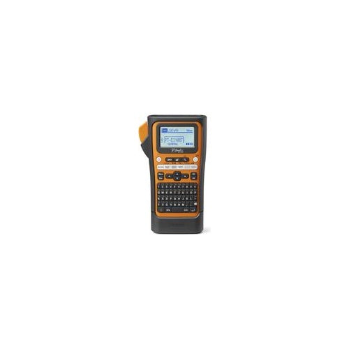 Brother P-Touch PT-E310BTVP - Beschriftungsgerät - s/w - Thermotransfer - Rolle (1,8 cm) - 180 dpi - USB 3,0, Bluetooth 5,0 - Cutter - Spiegelschrift, Vollschnitt-Schneidevorrichtung, Druckvorschau - orange, Schwarz (PTE310BTVPRG1) afbeelding 1