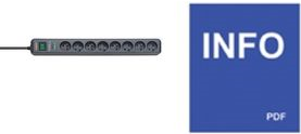 Brennenstuhl Eco-Line - 8-Way Power Strip - Anthracite