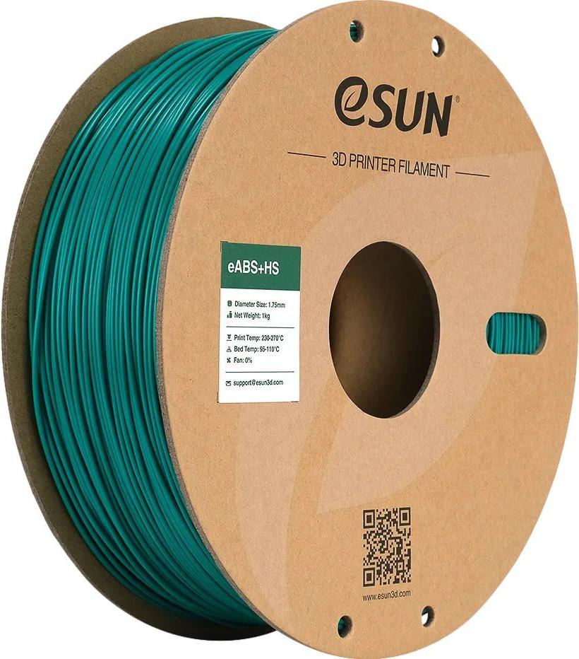 eSUN - ABS+ 3D Printer Filament - 1.75 mm - Green - 1 kg