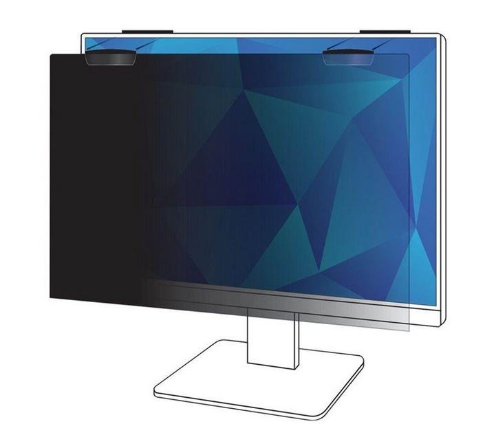 3M - Blickschutzfilter für Bildschirme - entfernbar - magnetisch - 60.96 cm (24") - Schwarz - für Apple iMac (24" )