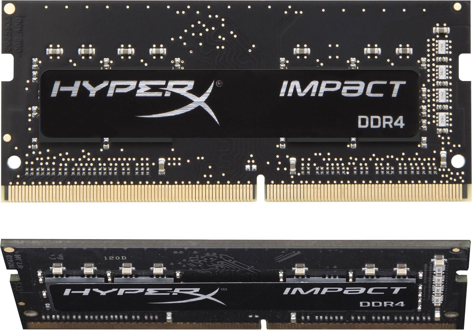 Kingston FURY Impact DDR4 Kit 16GB: 2 x 8GB SO-DIMM 3200MHz CL20 260-PIN PC4-25600 KF432S20IBK2/16