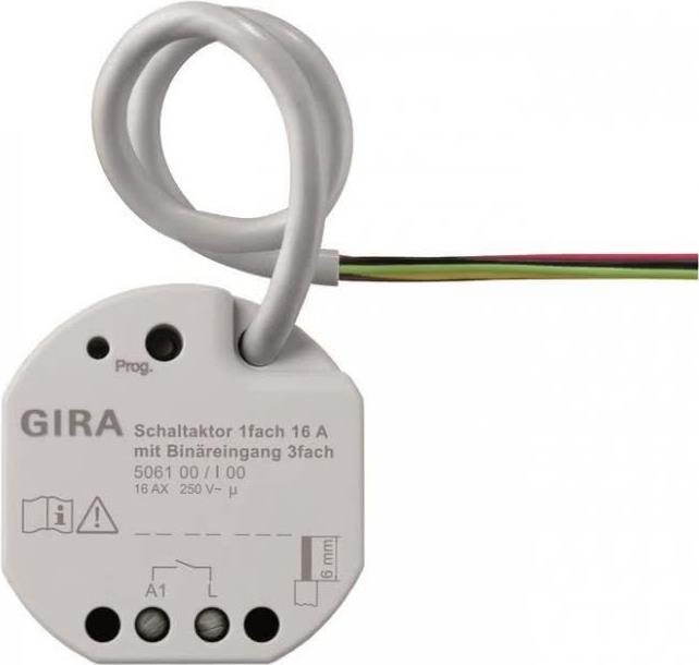 Gira 16A Single-Gang Switching Actuator for KNX Secure (506100)