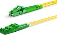E2000/APC to LC/APC Fiber Optic Cable, SM, High-Performance for Reliable Data Transmission