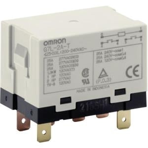 Omron G7L-2A-T 200-240 VAC Relay 25 A 2 Normally Open Contacts