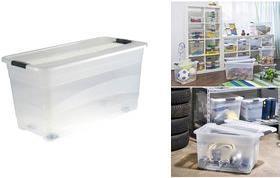 keeeper Storage Box Rectangular Polypropylene Transparent 83 L (1043700100000)
