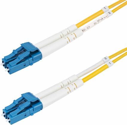StarTech.com 10,0m(32,8ft) LC to LC (UPC) OS2 Single Mode Duplex Fiber Optic Cable, 9/125µm, Laser Optimized, 10G, Bend Insensitive, Low Insertion Loss - LSZH Fiber Patch Cord (SMDOS2LCLC10M) - Patch-Kabel - LC/UPC Einzelmodus (M) zu LC/UPC