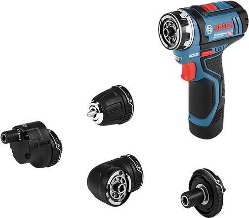 Bosch GSR 12V-15 FC Professional Cordless Drill/Driver - 2 Speeds - 30 Nm - 2 Batteries - 12 V