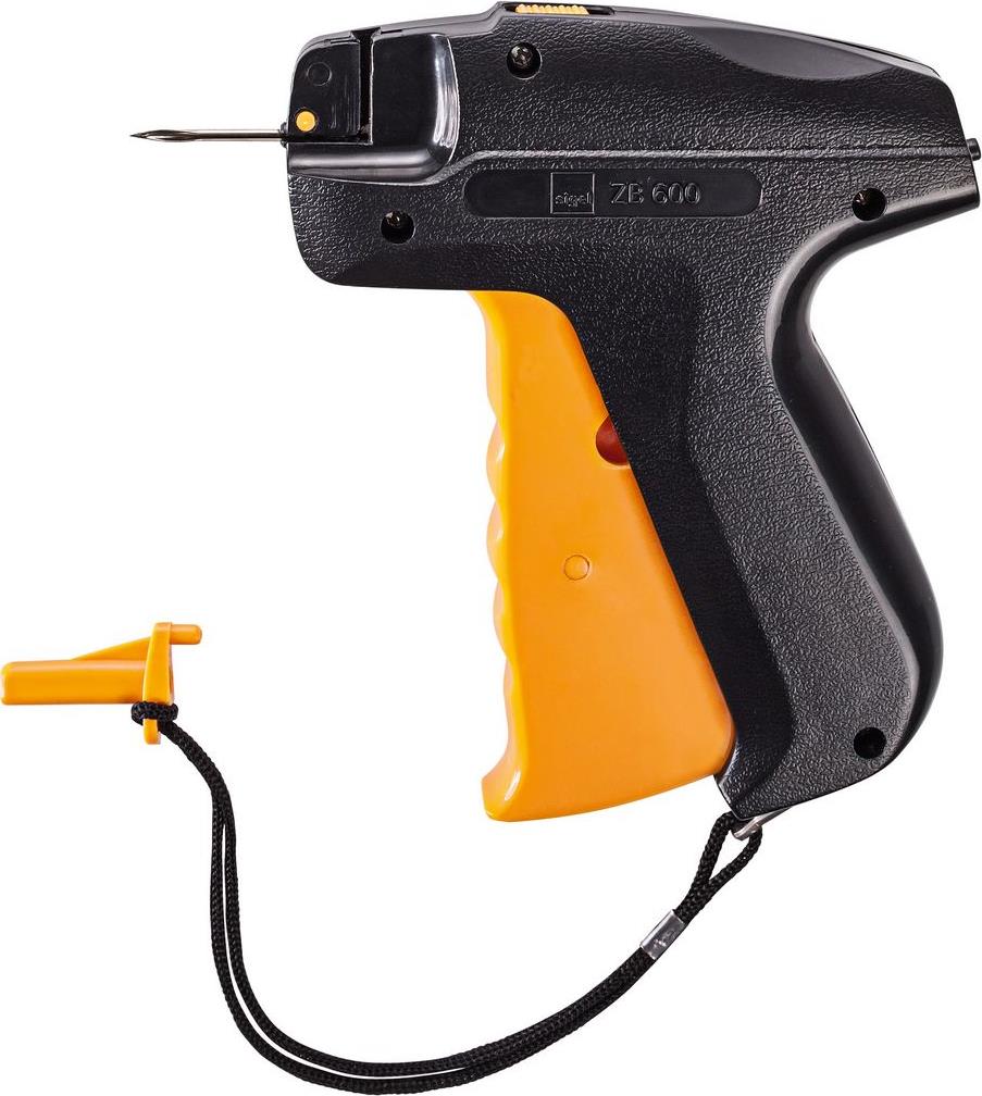 Sigel Tagging Gun for Product Marking - Black/Orange - Plastic - Standard Needle Included ZB600