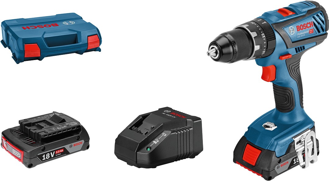 Bosch Professional - Cordless Combi Driver - GSB 18V-28 - Battery & Case Set (06019H400B)