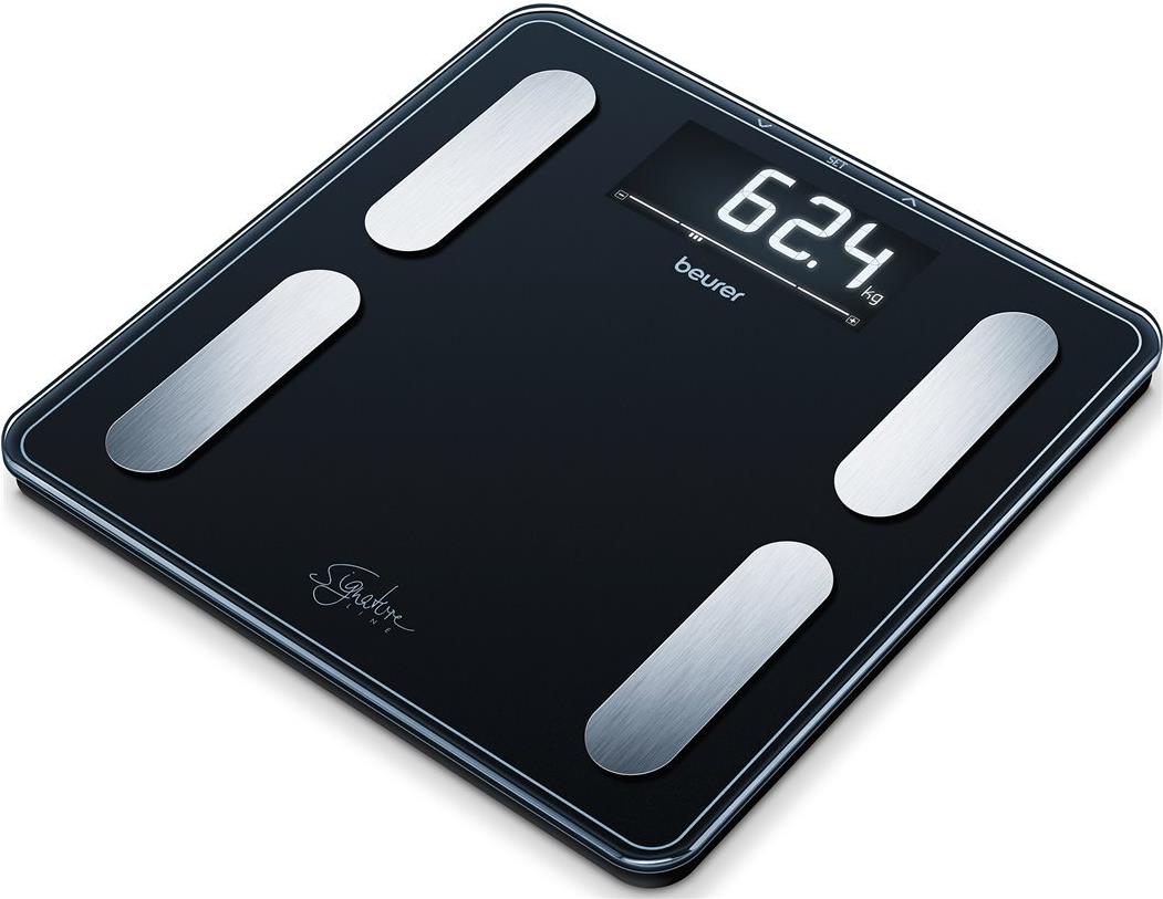 BEURER BF 400 Black Bathroom Scale - Digital Weight Measurement up to 200 kg