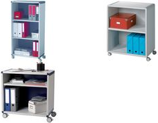 Paperflow Mobile Filing Cabinet 2 OH Anthracite (DM2K1.01)