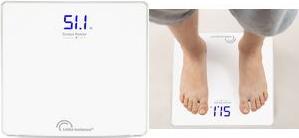 Little balance Personal Scale Blue Tech R12, USB-C Connection, Battery-Free, Rechargeable, 1 Piece (LB 8656)