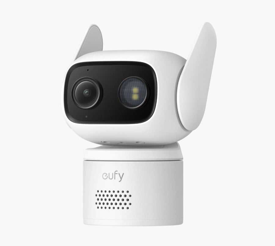 eufy by Anker Cam C31 Solo White - 360° PTZ Security Camera with AI Detection - Color Night Vision
