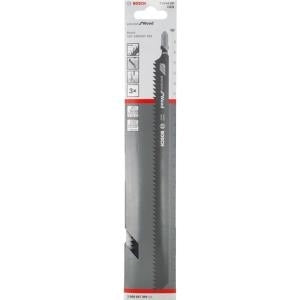 Bosch Precision T 1044 DP Jigsaw Blade for Wood, 3 Pieces, T-Shank, 250 mm