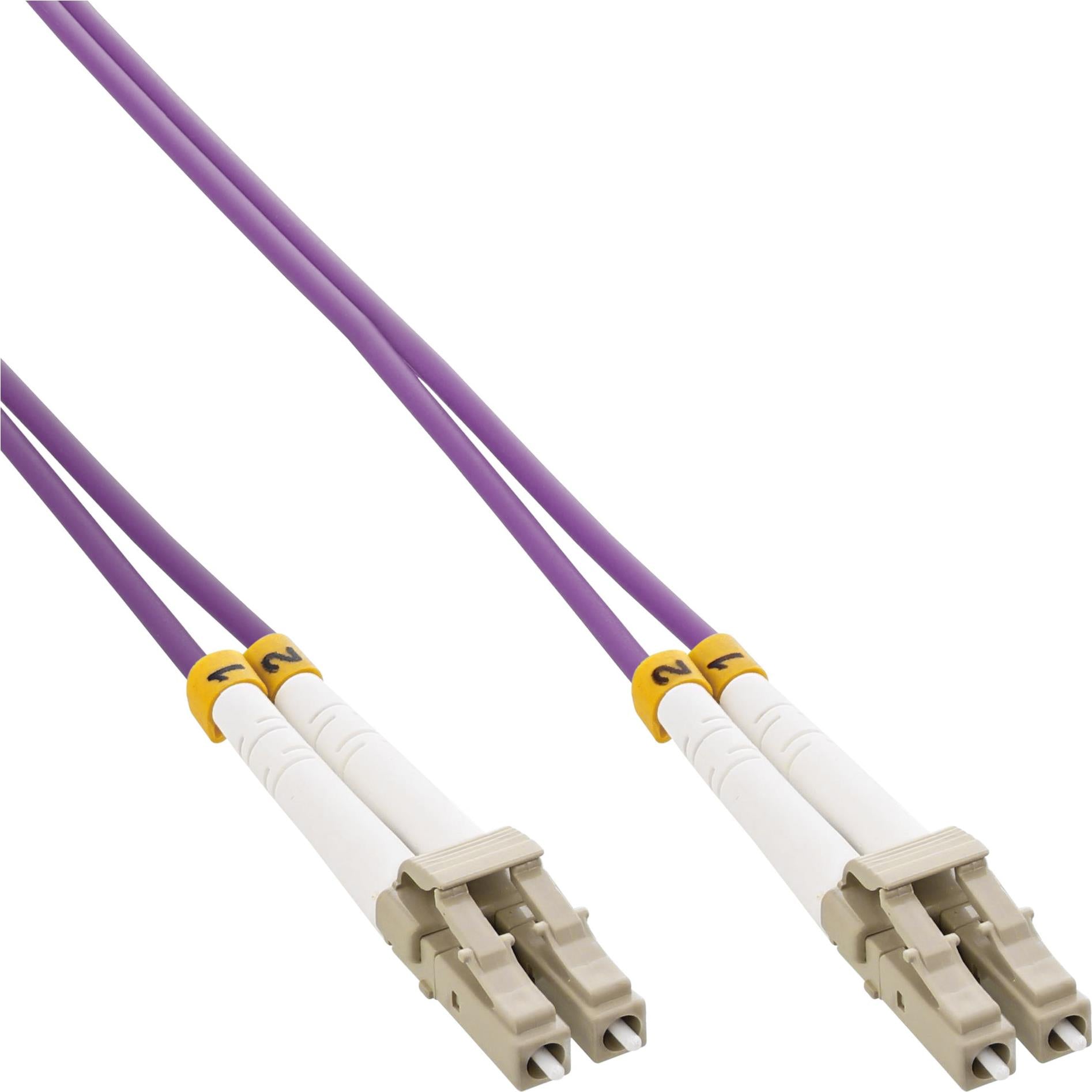 InLine LWL Duplex Cable - LC/LC - 50/125µm - OM4 - 30 m (88530P)