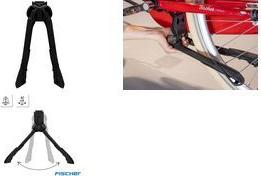 Fischer Fahrradständer Aluminium Schwarz 50176:FISCHER