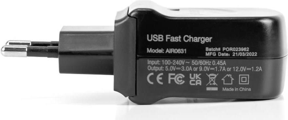 Bachmann 934.909 Charger for Mobile Devices Black Indoor