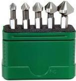 Wiha Countersink Set, 5-Piece, HSS, 6.3 mm to 16.5 mm, Model: 28027 5teilig