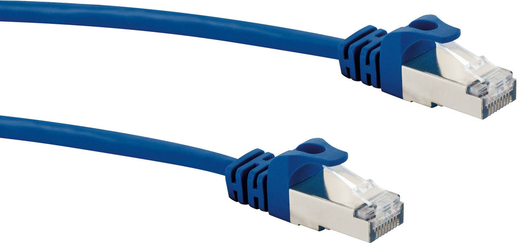 Schwaiger CAT8 Network Cable S/FTP Male/Female 5.00 m Blue, Model CKO8050 531
