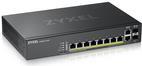 Zyxel GS2220-10HP Managed Switch - 8x 10/100/1000 (PoE+) + 2x Kombi-Gigabit-SFP - Model GS2220-10HP-EU0101F