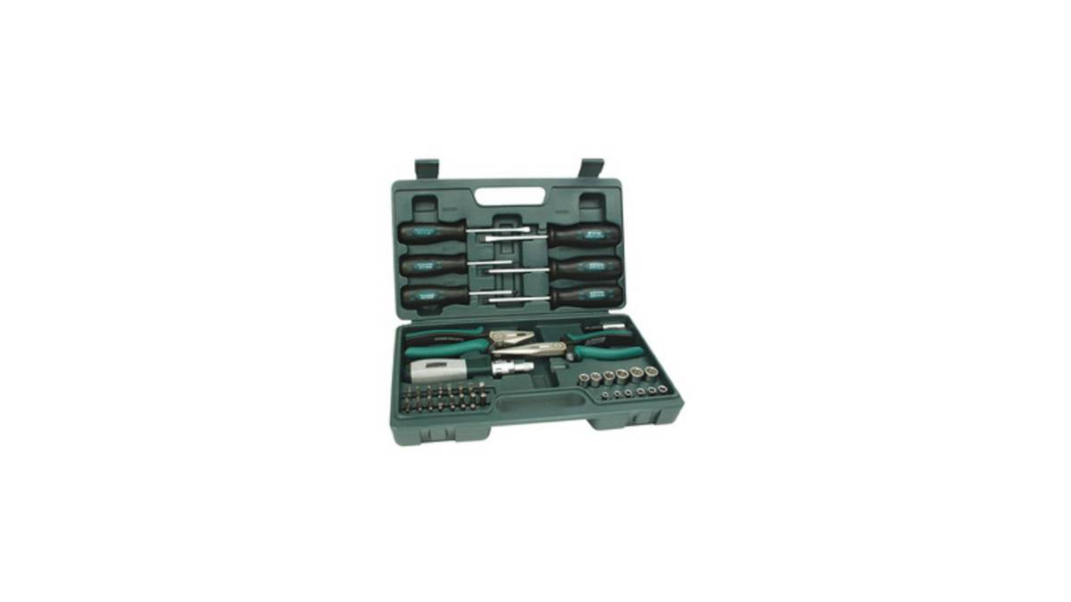 BRÜDER MANNESMANN 45-Piece Combination Tool Set - Includes Professional Pliers