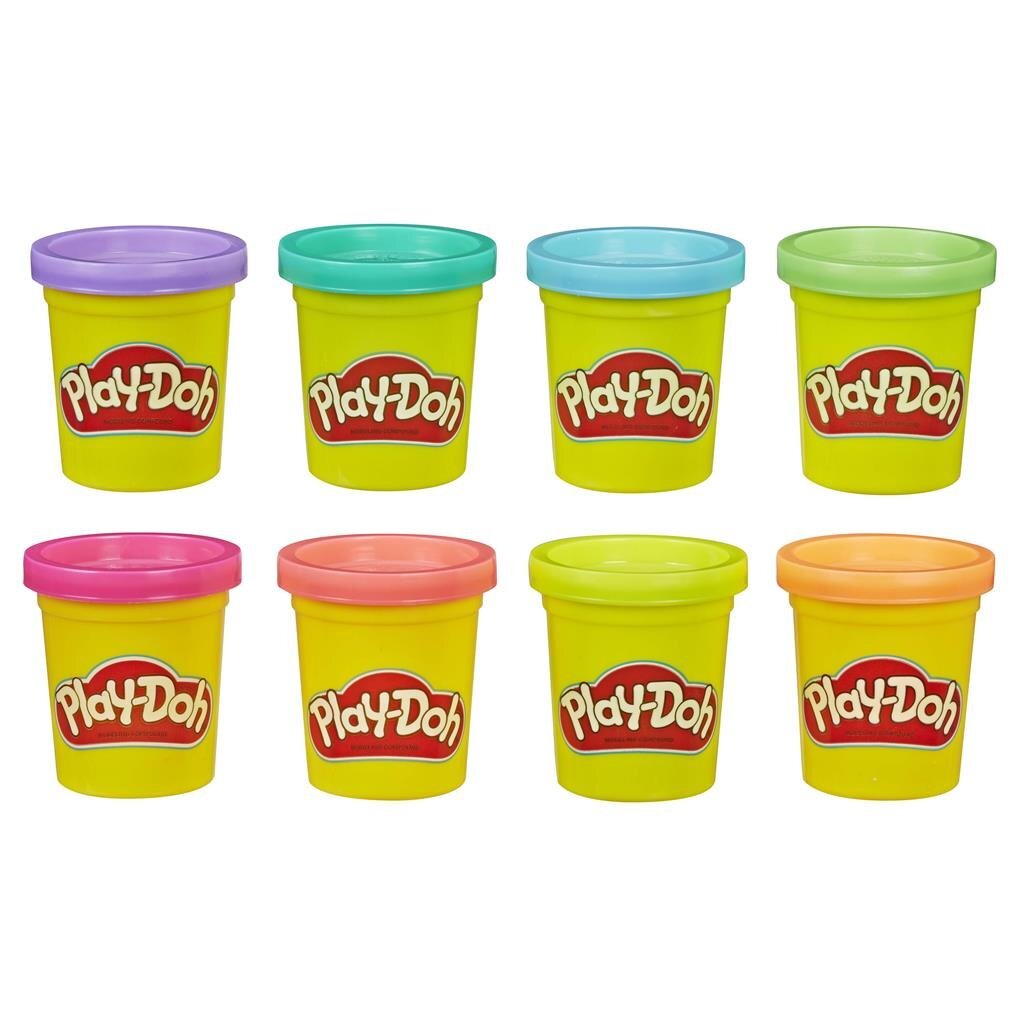 Play-Doh Rainbow Colors 8 Pots of Clay - Suitable for Ages 2+
