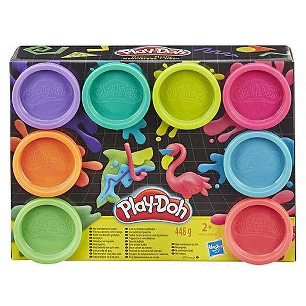 Play-Doh Rainbow Colors 8 Pots of Clay - Suitable for Ages 2+