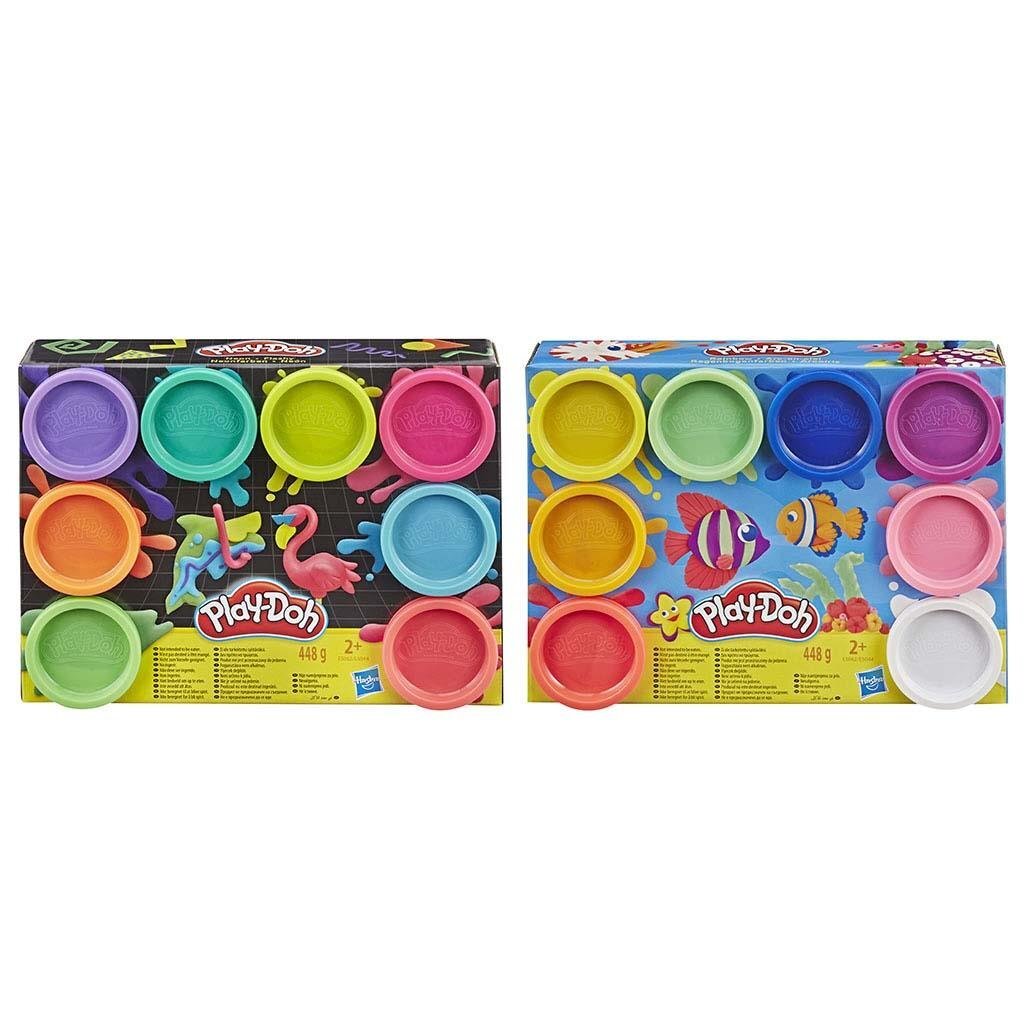 Play-Doh Rainbow Colors 8 Pots of Clay - Suitable for Ages 2+