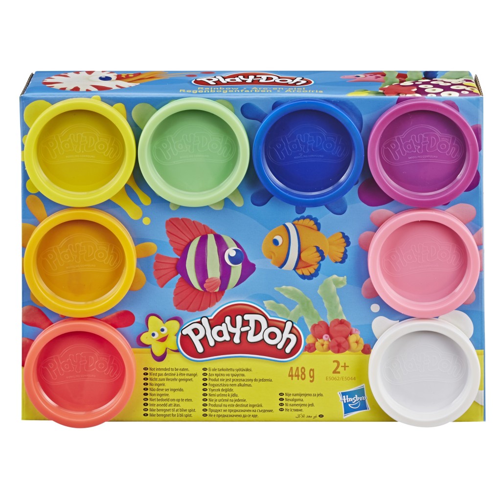 Play-Doh Rainbow Colors 8 Pots of Clay - Suitable for Ages 2+