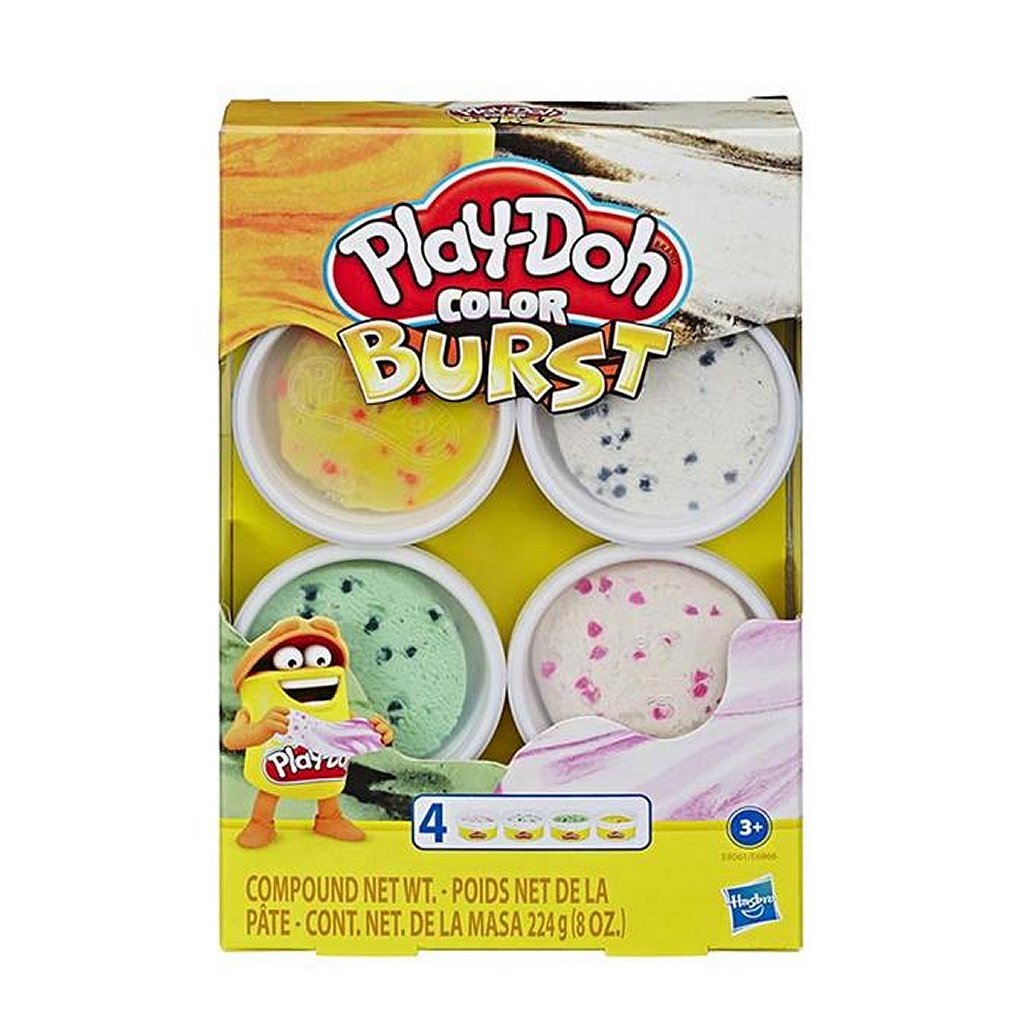 Play-Doh Color Explosion with 4 Pots of Clay