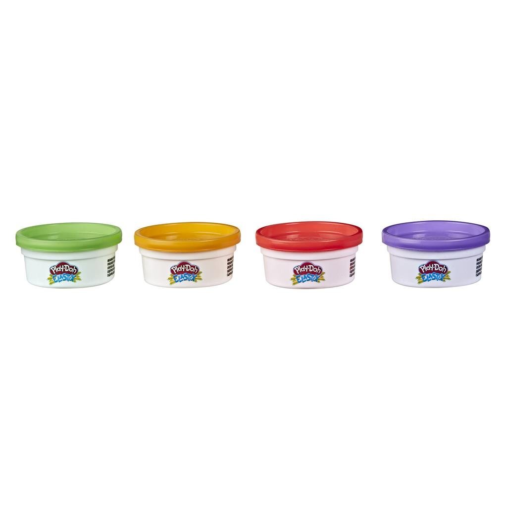 Play-Doh Elastix Clay 4 Pots for Kids 2+