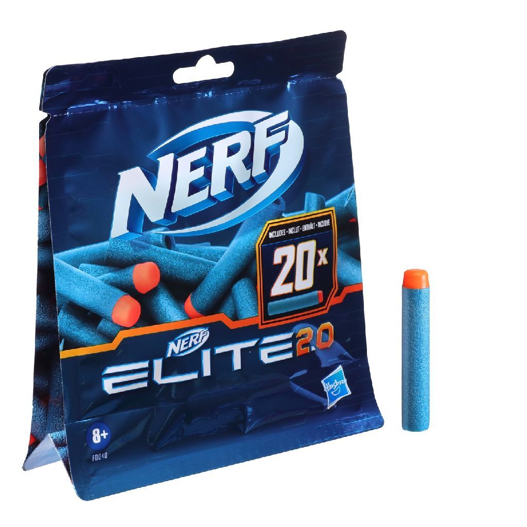 Nerf Elite 2.0 Darts 20 Pieces - Refill Pack for Nerf Blasters