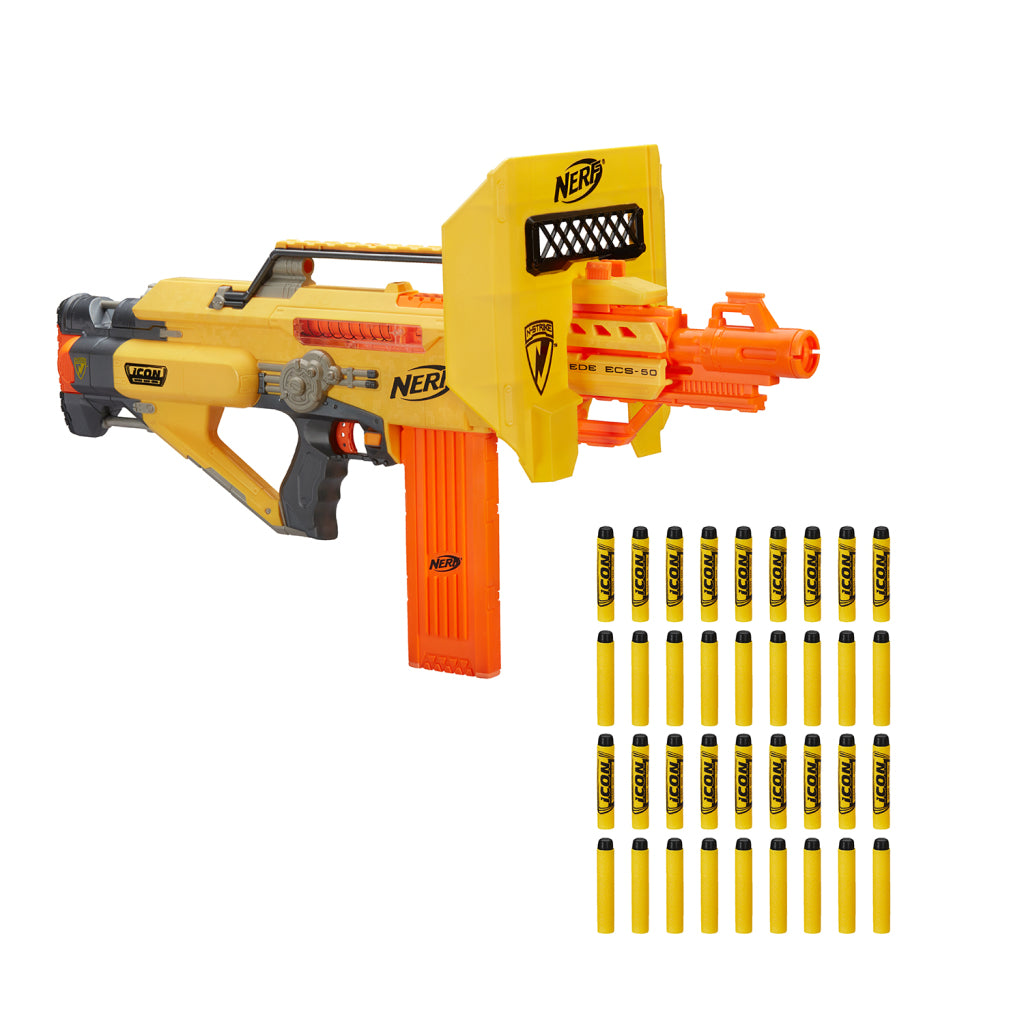 Nerf Stampede ECS Dartblaster - 36 Foam Darts - Ages 8+