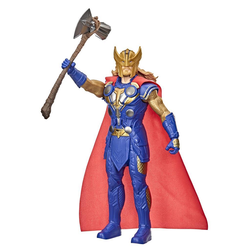 Marvel Avengers Titan Hero Thor Love and Thunder Stormbreaker Strike Action Figure 30 cm