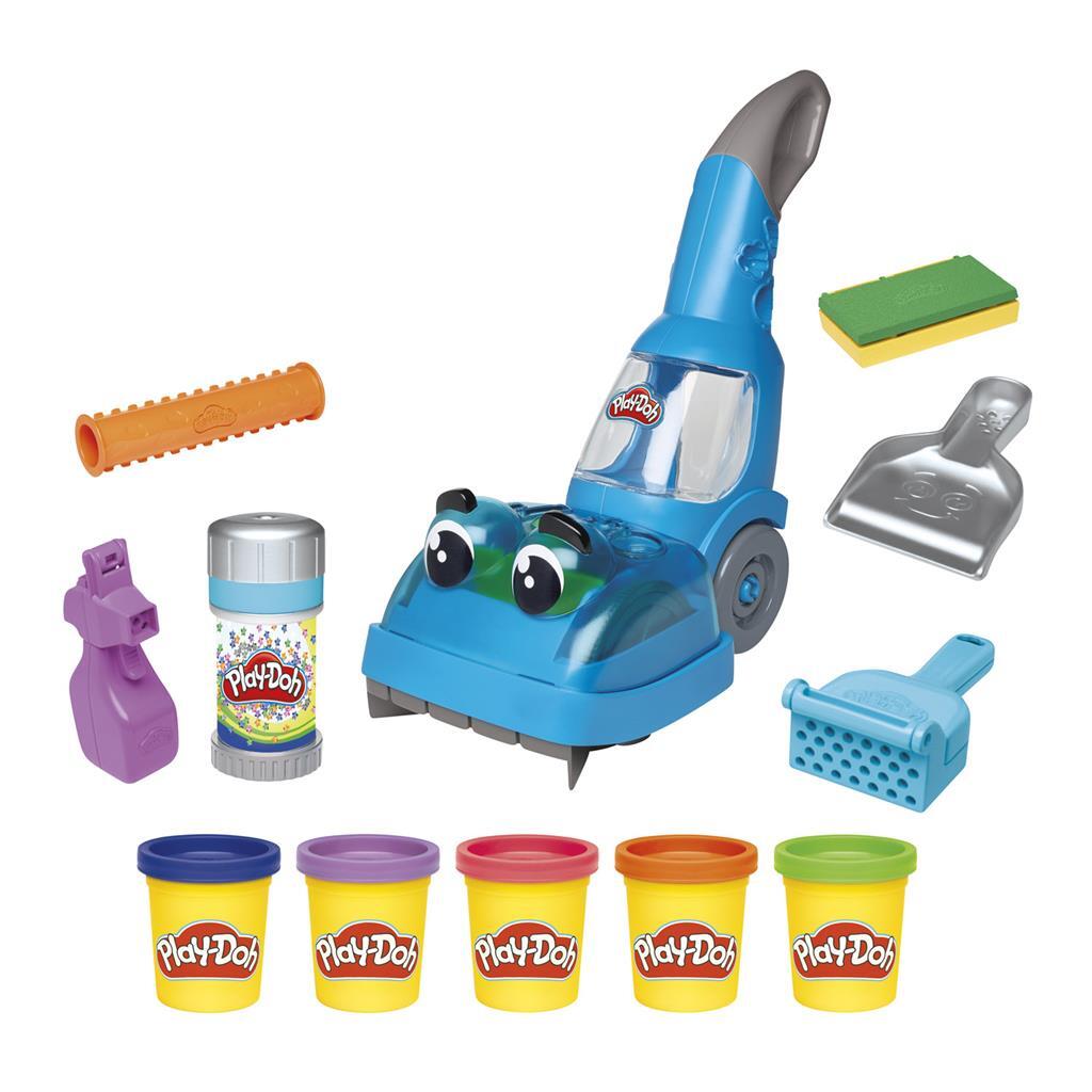 Play-Doh Zoom Zoom Vacuum Cleaner Playset - Fun Cleaning Playset for Ages 3+