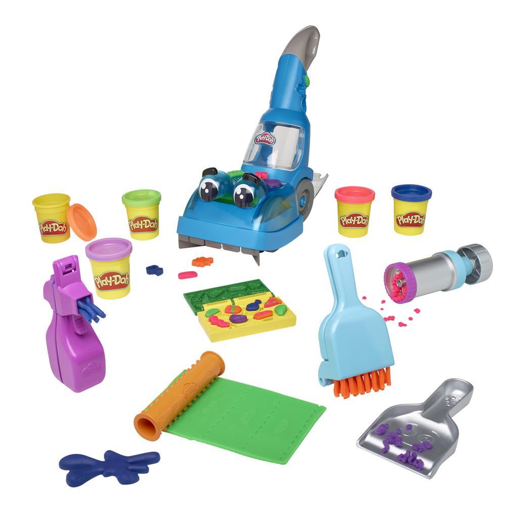 Play-Doh Zoom Zoom Vacuum Cleaner Playset - Fun Cleaning Playset for Ages 3+