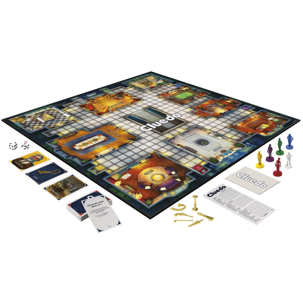Hasbro Gaming Cluedo Board Game - Mystery Murder Investigation
