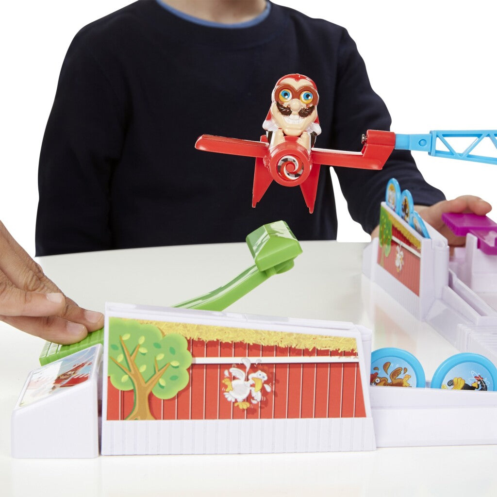 Hasbro Gaming Stef Stunt Pilot Game for 2-4 Players, Ages 4 and Up