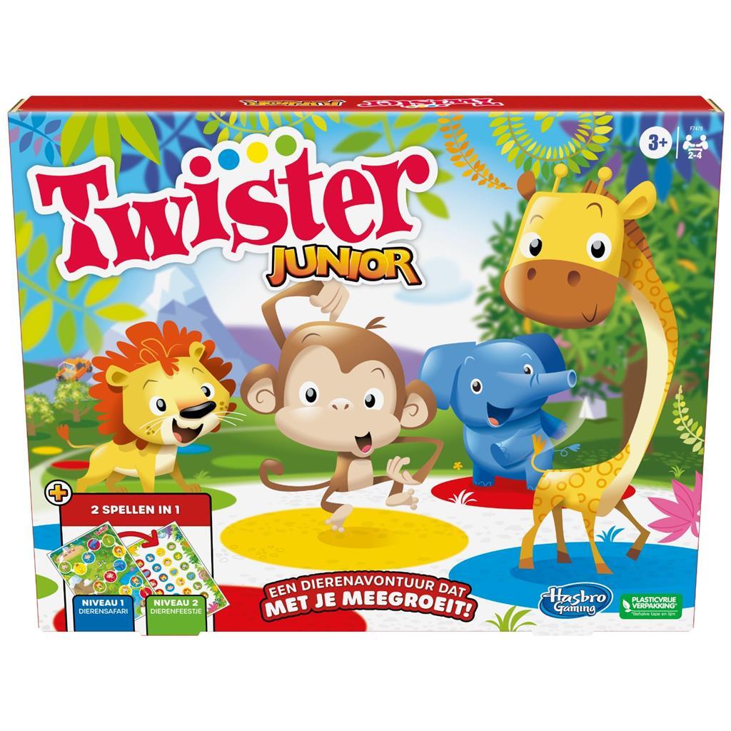 Hasbro Gaming Twister Junior - Animal Adventure Game for 2-4 Players
