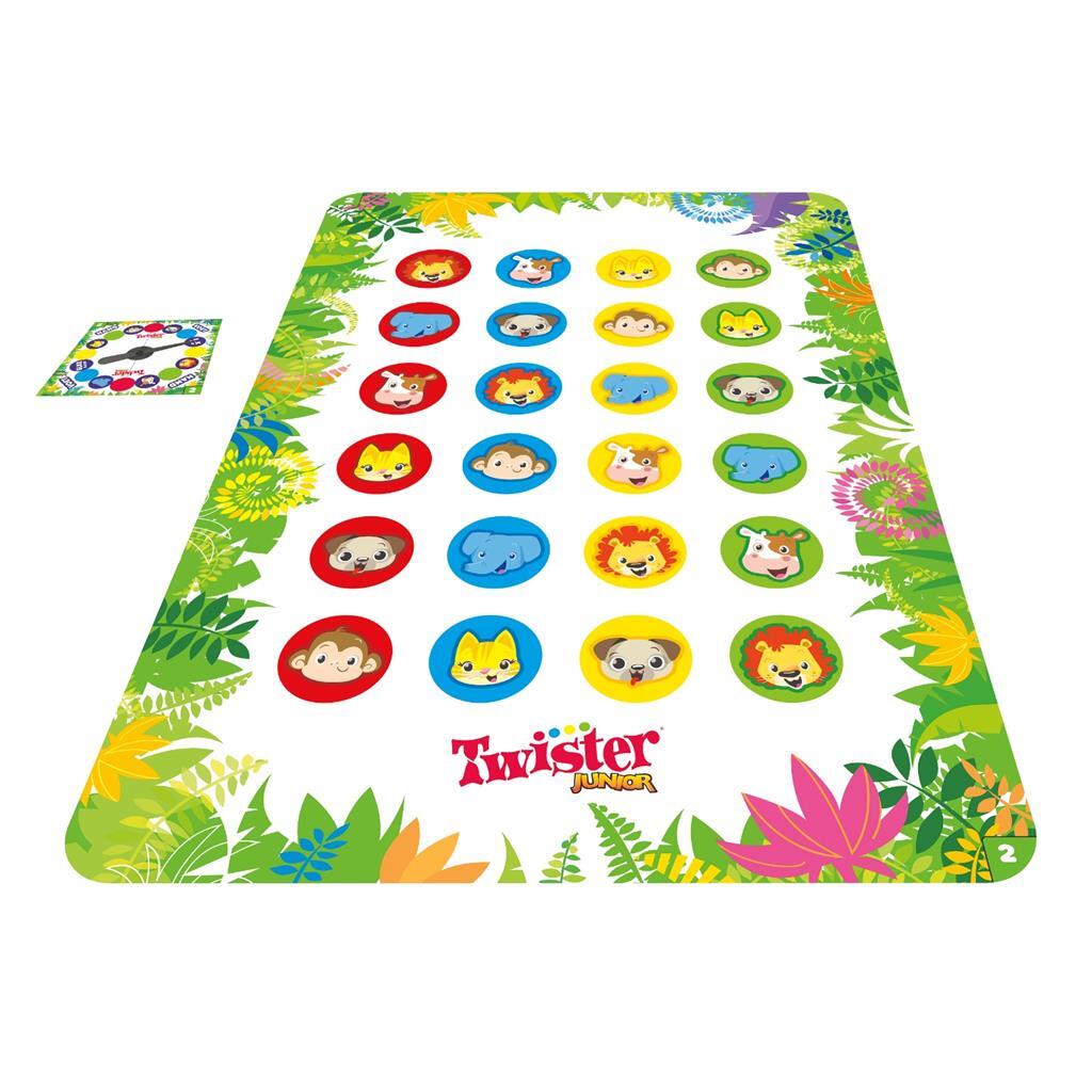 Hasbro Gaming Twister Junior - Animal Adventure Game for 2-4 Players