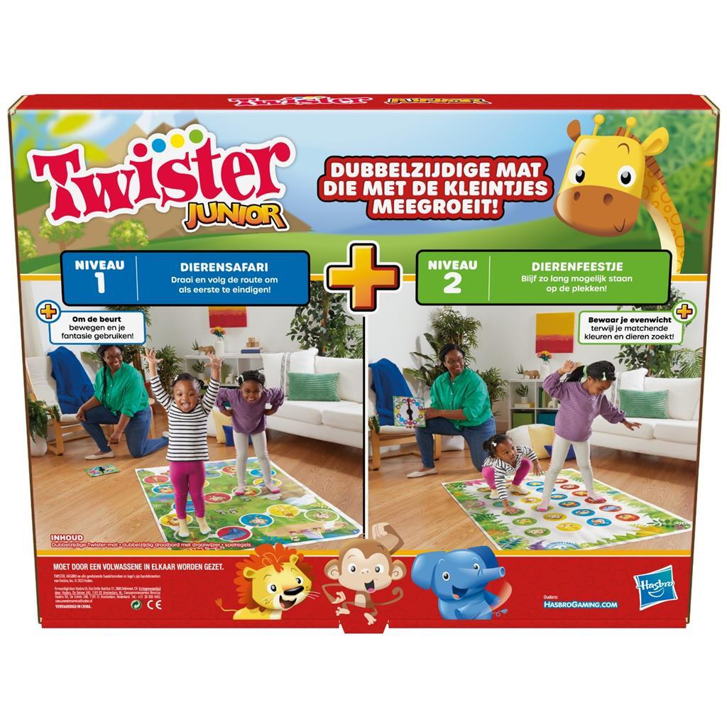 Hasbro Gaming Twister Junior - Animal Adventure Game for 2-4 Players