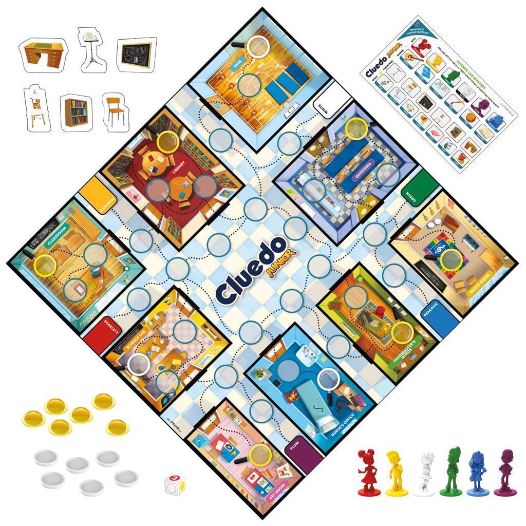 Hasbro Gaming Cluedo Junior - Detective Board Game for Kids