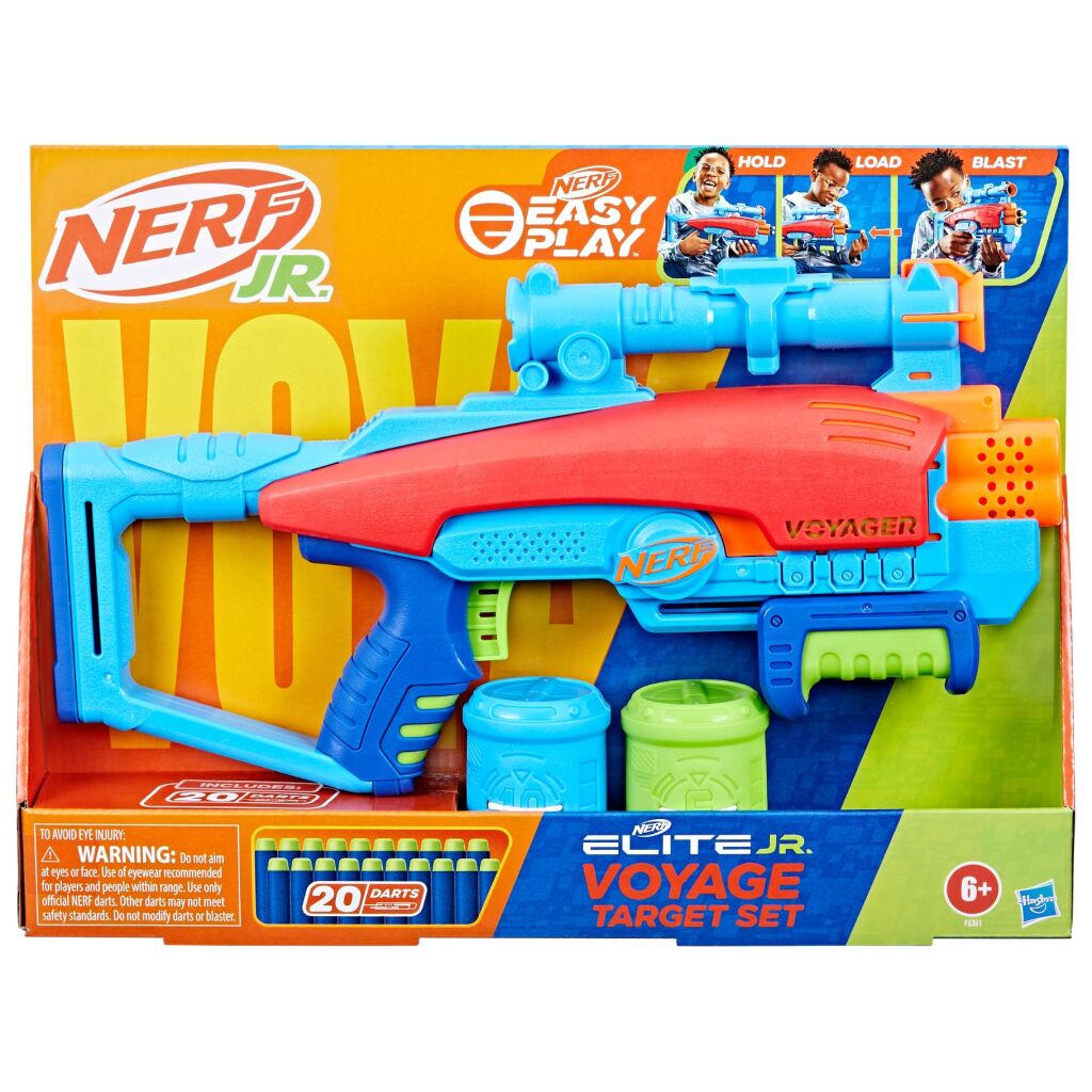 Nerf Junior Elite Voyage Target Set with 20 Darts - Suitable for Ages 6+