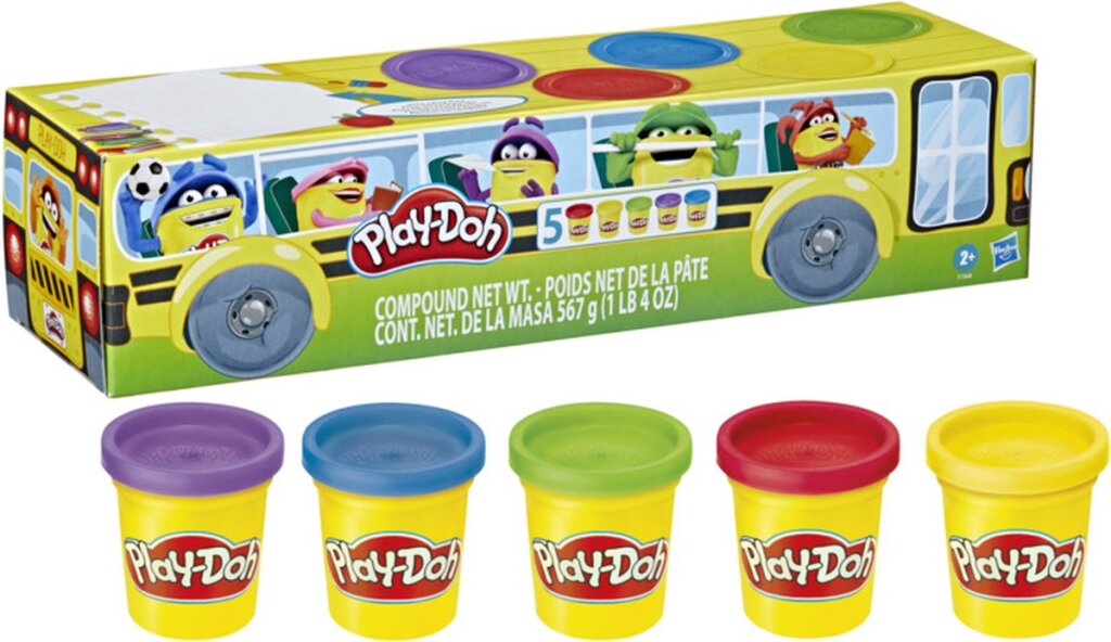 Play-Doh Back to School 5-Pack Modeling Clay - 112 g Tubs